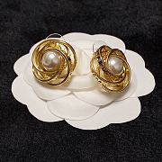 Fortok Chanel 925 Sterling Silver Earrings   - 6
