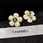 Fortok Chanel 2023 Classic Camellia Flower Stud Earrings - 4