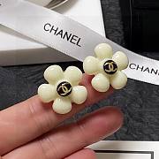 Fortok Chanel 2023 Classic Camellia Flower Stud Earrings - 2