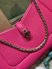 Fortok Bvlgari Serpenti Baia Shoulder Bag Pink 27.5x18x4.5cm - 4