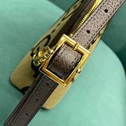 Fortok Gucci Ophidia Jumbo Shoulder Bag Camel Ebony 499621 23.5x19x8cm - 3