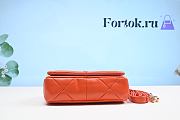 Fortok Prada Orange System Nappa Patchwork Shoulder Bag 24x15x7.5cm - 2