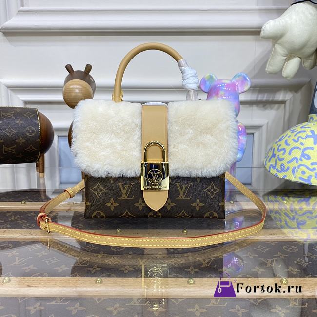 Fortok Louis Vuitton Locky BB Monogram Canvas And Fleece Bag M46318 21x17x8cm - 1