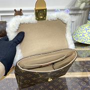 Fortok Louis Vuitton Locky BB Monogram Canvas And Fleece Bag M46318 21x17x8cm - 3