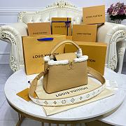 Fortok Louis Vuitton Capucines BB Bag Beige M59267 27x18x9cm - 5