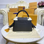 Fortok Louis Vuitton Capucines BB Bag Black M59267 27x18x9cm - 4