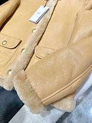 Fortok Celine Sheepskin Fleece Jacket - 6
