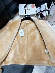 Fortok Celine Sheepskin Fleece Jacket - 3