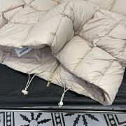Fortok MiuMiu 23 Short-cut Nylon Down Jacket Beige  - 4