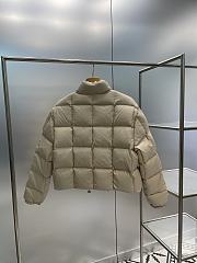 Fortok MiuMiu 23 Short-cut Nylon Down Jacket Beige  - 2