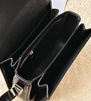 Fortok Celine Triomphe Shoulder Bag Black 22x16.5x7cm - 3