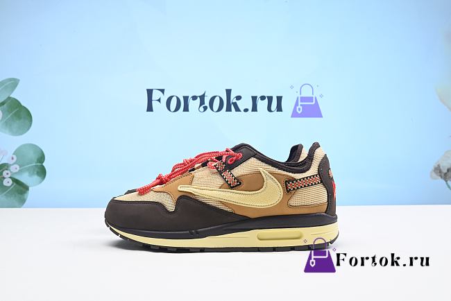 Fortok Nike Air Max 1 Travis Scott ‘Baroque Brown’ DO9392-200 Sneakers - 1