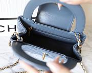 Fortok Chanel 23K Kelly Bag Blue 19x13x7cm - 4
