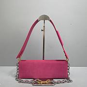 Fortok Jacquemus Le Ciuciu Logo Shoulder Bag Pink 30x10.5x4.5cm - 4