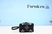 Fortok Louis Vuitton Tiny Backpack in Black & Beige M80738 13x19x8cm - 3