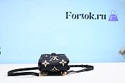 Fortok Louis Vuitton Tiny Backpack in Black & Beige M80738 13x19x8cm - 5