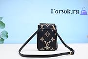 Fortok Louis Vuitton Tiny Backpack in Black & Beige M80738 13x19x8cm - 6