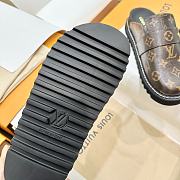 Fortok Louis Vuitton Flat Cozy Comfort Slippers Brown - 2
