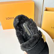Fortok Louis Vuitton Cosy Flat Comfort Clog Black - 2