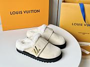 Fortok Louis Vuitton Cosy Flat Comfort Clog Beige - 5