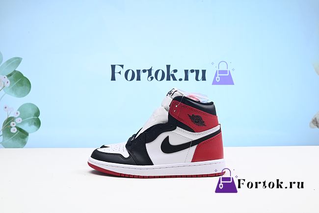 Nike Air Jordan 1 Mid Chicago White Toe Sneakers - 1