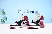 Nike Air Jordan 1 Mid Chicago White Toe Sneakers - 5