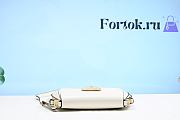 Fortok Prada Logo-plaque Shoulder Bag White 1BD345 24×11×4cm - 2