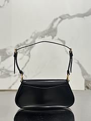Fortok Prada Logo-plaque Shoulder Bag Black 1BD345 24×11×4cm - 4