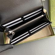 Fortok Gucci Blondie Long Wallet Black 760302 19x10x3.5cm - 4