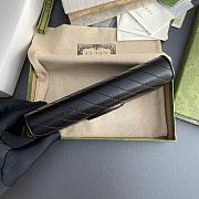 Fortok Gucci Blondie Long Wallet Black 760302 19x10x3.5cm - 3