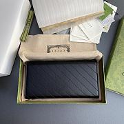 Fortok Gucci Blondie Long Wallet Black 760302 19x10x3.5cm - 2