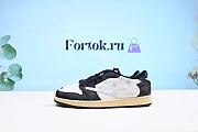 Fortok Nike Travis Louis Vuitton CM7866-126 Black Brown Sneakers - 1