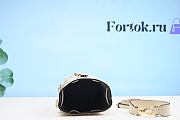 Fendi Mini Mon Tresor Leather Bucket Bag White 8BS010 12x18x10cm - 5