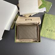 Fortok Gucci Blondie Card Case Wallet Brown Leather 760317 11x8.5x3cm - 6