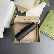 Fortok Gucci Blondie Card Case Wallet Black Leather 760317 11x8.5x3cm - 5
