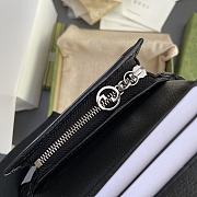 Fortok Gucci Blondie Card Case Wallet Black Leather 760317 11x8.5x3cm - 4