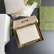 Fortok Gucci Blondie Card Case Wallet White Leather 760317 11x8.5x3cm - 5