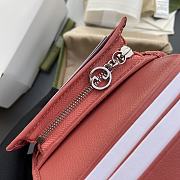 Fortok Gucci Blondie Card Case Wallet Pink Leather 760317 11x8.5x3cm - 6