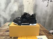 Fortok Louis Vuitton Skate Monogram Flower Sneakers Black - 1