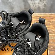 Fortok Louis Vuitton Skate Monogram Flower Sneakers Black - 2