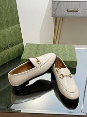 Fortok Gucci Horsebit Loafers Leather in White - 4