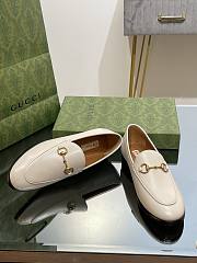Fortok Gucci Horsebit Loafers Leather in White - 3
