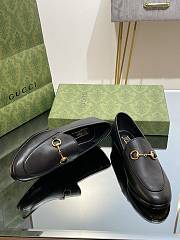 Fortok Gucci Horsebit Loafers Leather in Black - 6