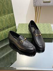 Fortok Gucci Horsebit Loafers Leather in Black - 5