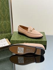 Fortok Gucci Horsebit Loafers Leather in Light Pink - 3