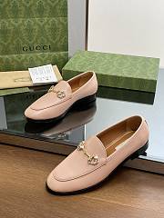 Fortok Gucci Horsebit Loafers Leather in Light Pink - 2