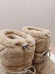 Fortok Prada Shearling Apres-Ski Boots Beige  - 4