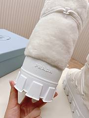 Fortok Prada Shearling Apres-Ski Boots White - 5