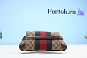 Fortok Gucci Horsebit Bag Beige&Ebony 27x11.5x5cm - 2