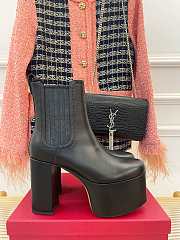 Fortok Valentino High Platform High-heel Boots Black - 1